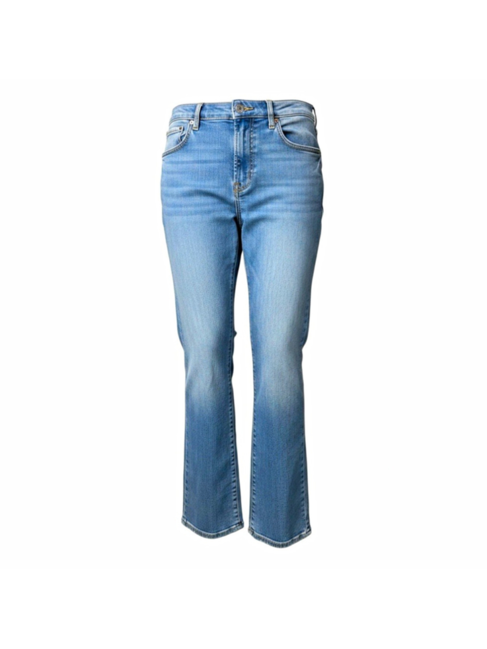 Lucky Brand Men’s Straight Fit Blue Light Wash Cotton Denim 5-Pocket Jeans